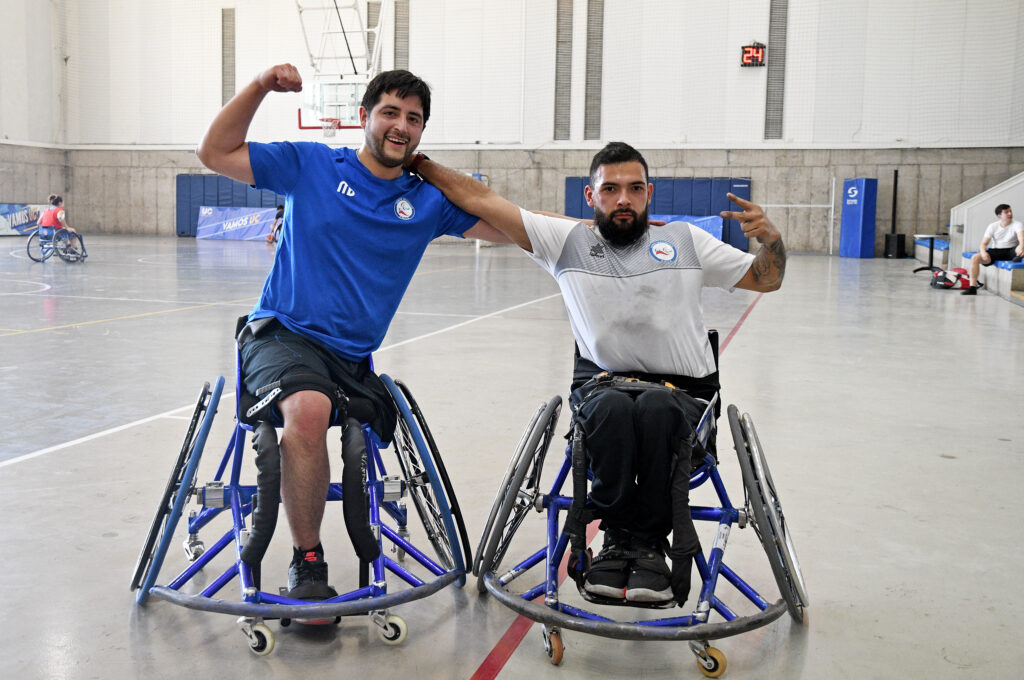 Seleccionados paralímpicos de básquet adaptado invitados al encuentro
