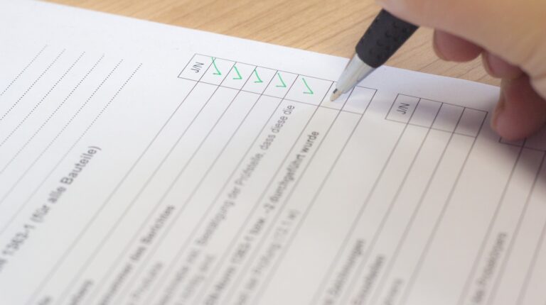 Lista de verificación.