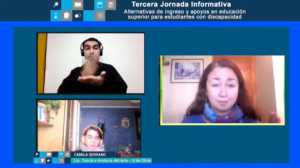 Panel de conversación, bloque 1, liderado por Camila Serrano