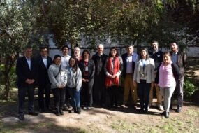 Autoridades asistentes a inauguración de Feria Vocacional